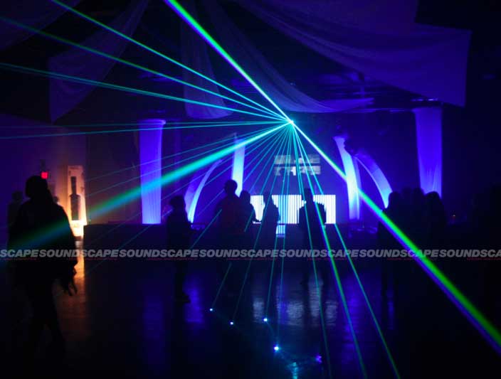 Soundscape laser show